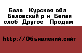 База - Курская обл., Беловский р-н, Белая слоб. Другое » Продам   